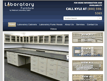 Tablet Screenshot of laboratoryfurnituresuppliers.com